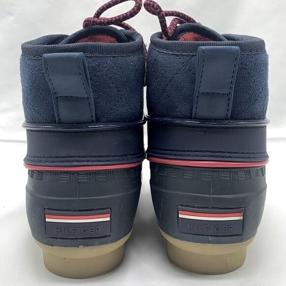 Tommy Hilfiger RINAH Dark Blue Rain Duck Boot Size 5 - Picture 5 of 12